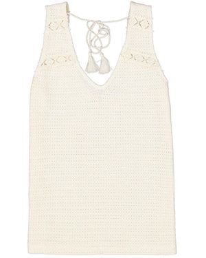 Garcia T-Shirt ladies singlet - Weiß