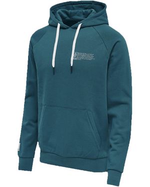 Hummel Sweatshirt hmlGG12 Hoody F7161 Baumwolle - Blau