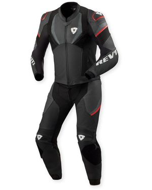 Revit Motorradkombi Beta perforierte 2-Teiler Motorrad Lederkombi Perforiert - Schwarz