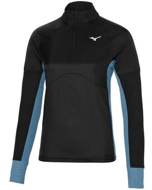Mizuno Hybrid Longsleeve - Schwarz