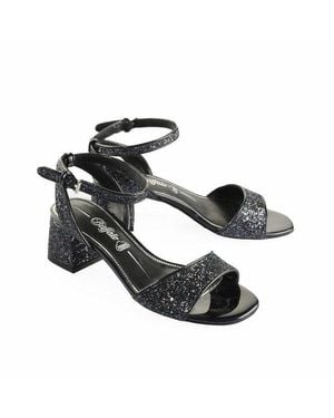 Buffalo Rainelle Vegan Glitter High-Heel-Pumps - Mehrfarbig