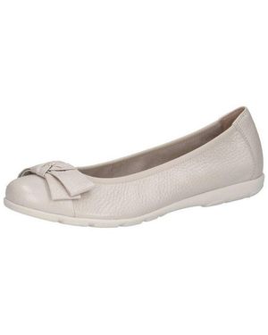 Caprice Ballerinas Leder Ballerina - Natur