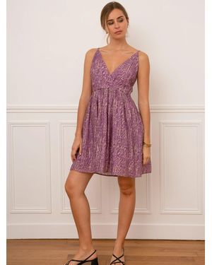 Annis Fashion & Accessoires Sommerkleid "PAOLA" (1-tlg) NEU, Leoprint - Pink