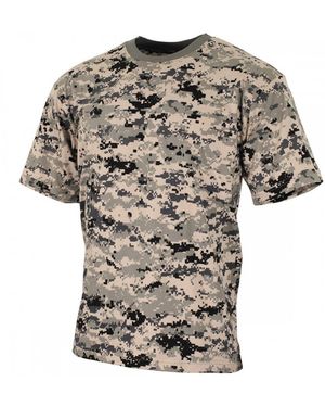 MFH US T-Shirt Army Style, halbarm. - Grau