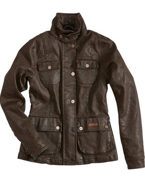 Rokker Motorradjacke tech jacke abriebfest - Braun