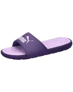 PUMA Damen Badeschlappen Cool Cat 2.0 Wns 389108 Badeschuh - Lila