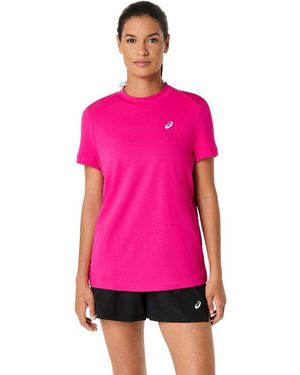 Asics T-Shirt Court - Schwarz
