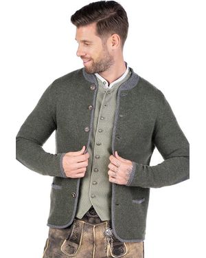 Spieth & Wensky Trachtenstrickjacke Strickjacke - Grau