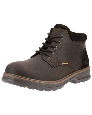 Camel Active Stiefelette Leder Schnürstiefelette - Braun