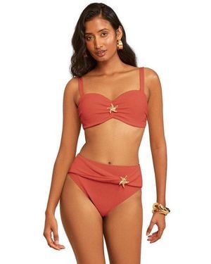Love & Roses Push-Up-Bikini-Top Bikinioberteil Mit Geformten Körbchen (1-St) - Rot