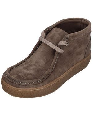 Verbenas Britten Serraje Schnürboots Ash - Braun