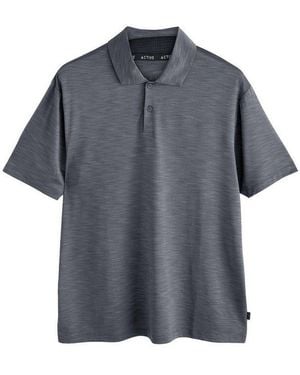 Next Poloshirt Active Golf Mesh-Poloshirt (1-Tlg) - Grau