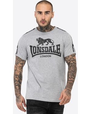 Lonsdale London T-Shirt STOUR - Grau