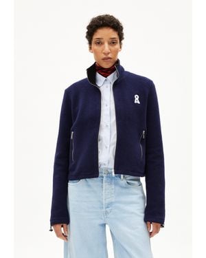 ARMEDANGELS Blouson ICONIC Å ALANKAA Jacke aus Bio-Baumwolle Regular Fit - Blau