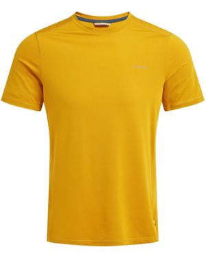 Craghoppers - Charon SS T- Sport Shirt, gelb