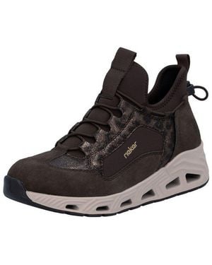 Rieker Sneaker Lederimitat Sneaker - Schwarz
