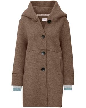 Stapf Wollmantel Walkmantel Annika - Braun