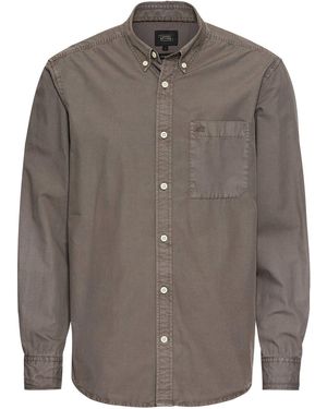 Camel Active Langarmhemd Hemd - Grau