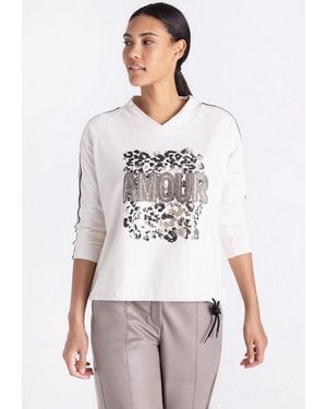 Tuzzi T-Shirt Mit Raffung - Weiß