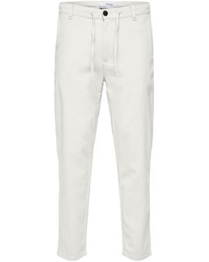 SELECTED Stoffhose SLHBrody (1-tlg) - Weiß