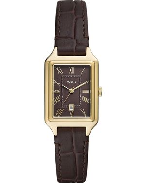 Fossil Quarzuhr -Uhren Analog Quarz - Braun