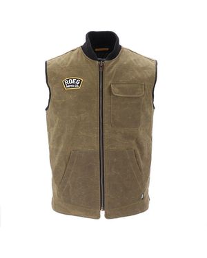 Roeg Sweatweste Brad Vest - Grün