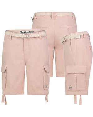 Sublevel Bermudas Cargo Shorts Bermuda Kurze Hose Freizeit Short Denim - Pink