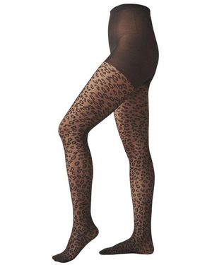 Next Strumpfhose Strumpfhosen Mit Muster, 1Er-Pack (1 St) - Schwarz