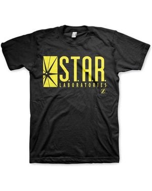 The Flash Star Laboratories Big Tall T-Shirt - Schwarz