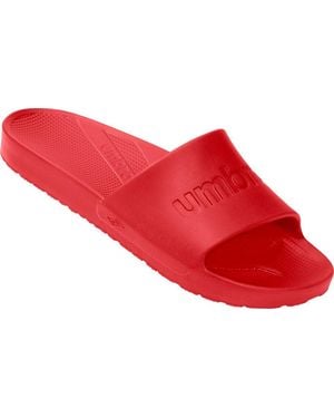 Umbro Sportliche Badepantolette Bequem, Rutschhemmend Und Pflegeleicht - Rot