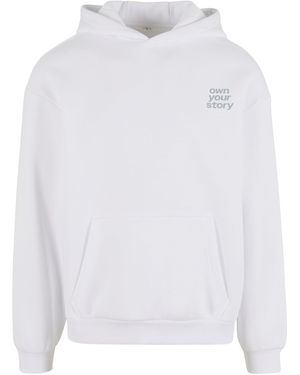 Upscale by Mister Tee Kapuzensweatshirt Wild Stories Fluffy Hoody (1-tlg) - Weiß