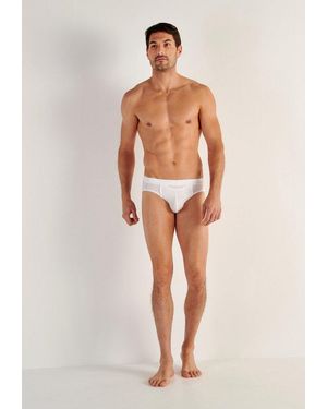 Hom Minislip Tencel Soft Ultra-Bequem, Elastisch, Flacher Bund, Weich - Weiß