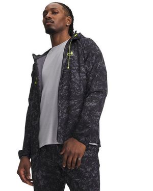 Under Armour Windbreaker Ua Vibe Woven Jacket Sportlicher Windbreaker, Mit Elasthan-Anteil, Leichtes Material - Grau