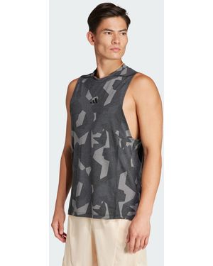 adidas DESIGNED FOR TRAINING PRO SERIES WORKOUT TANKTOP - Grau