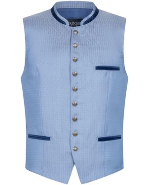 KRÜGER BUAM Trachtenweste - Blau