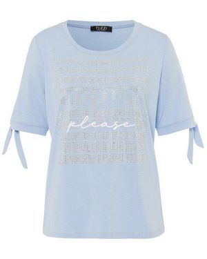 Tuzzi T-Shirt Mit Funkelndem Schriftzug - Blau