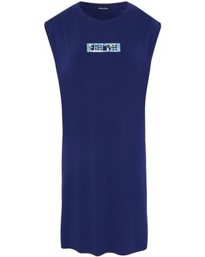 Chiemsee Jerseykleid Strandkleid mit Labelprint 1 - Blau