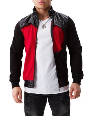 Yazubi Sweatjacke Diego Jacket Mit Reißverschluss - Rot