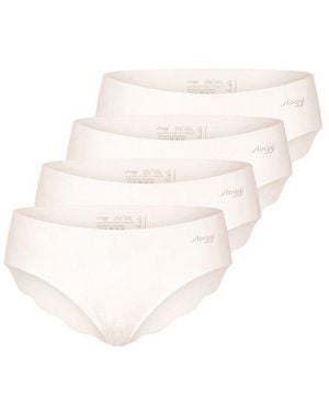 Sloggi Hipster 4Er Pack Zero Microfibre 2.0 (Spar-Set, 4-St) Hipster - Weiß