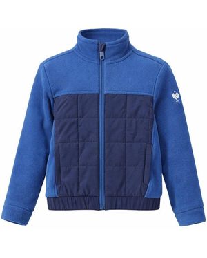 Engelbert Strauss Hybrid Fleecejacke e.s.concrete, Kinder - Blau
