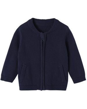 VERTBAUDET Strickjacke Baby Cardigan BASIC - Blau