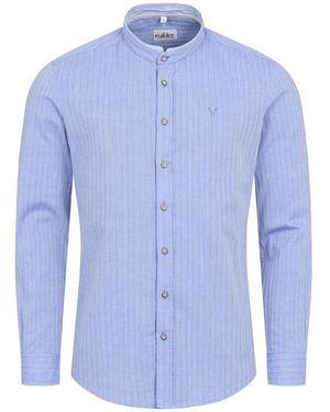 Nübler Ü Trachtenhemd Patrick in Blau von