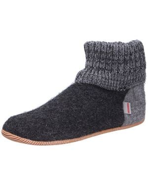 Giesswein Damen Hüttenschuhe Hausschuh - Schwarz