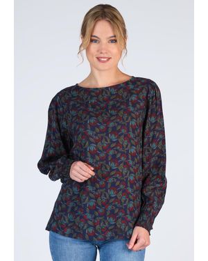 Sorgenfri Sylt Klassische Bluse Shelby - Blau