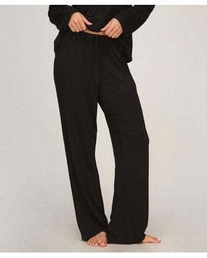 Hunkemöller Pyjama Essential Jersey Pants - Schwarz