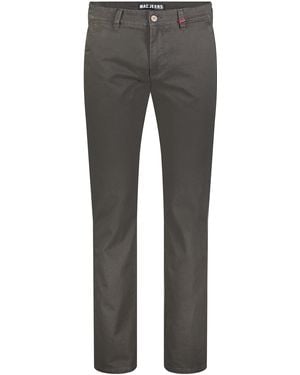 M·a·c 5-Pocket-Jeans LENNOX green grey printed 6365-00-0728L 667B - Grau