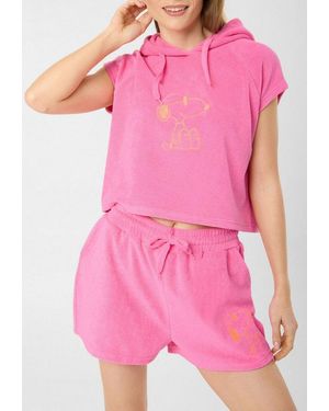 Codello Shorts Mit Snoopy-Motiv - Pink