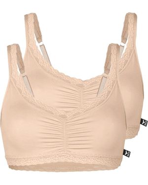 like it! Bustier 2er Pack Soft BH Olivia (Packung, 2-tlg) - Natur
