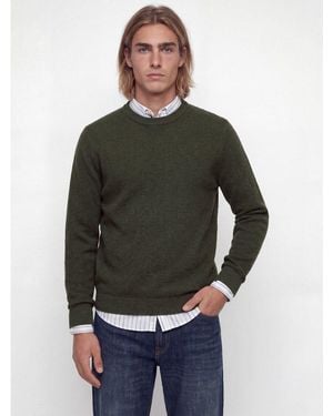 Jack & Jones Rundhalspullover Jprblamilano Stitch Knit Crew Neck Sn Baumwolle, Relaxed Fit - Grau
