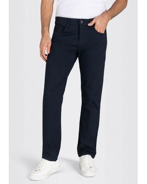 M·a·c 5-Pocket-Jeans Arne Wolloptik Mit Stretchanteil - Blau
